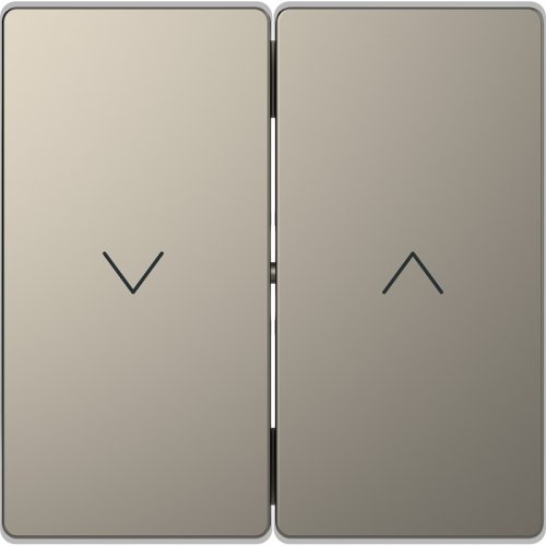 Лицевая панель Schneider Electric Merten D-Life для 2-кл. выключателя жалюзи никель  картинка